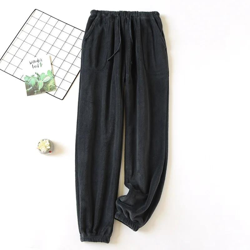 Lot De 2 Bas De Pyjama Homme Courts Avec Poches - Pantalon Pyjama Léger Et Confortable, Vêtements De Nuit Pour Maison, Idéal Été