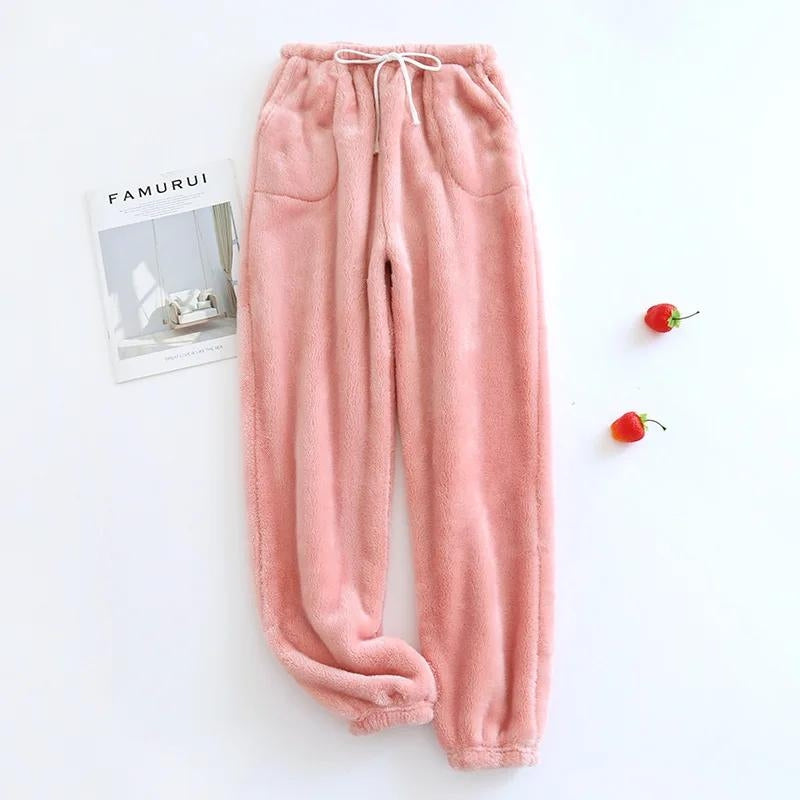 Pantalon pyjama en polaire sale