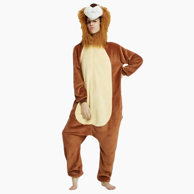 Pyjama Homme Pilou Pilou Animaux Combinaison Pilou Pilou Lion