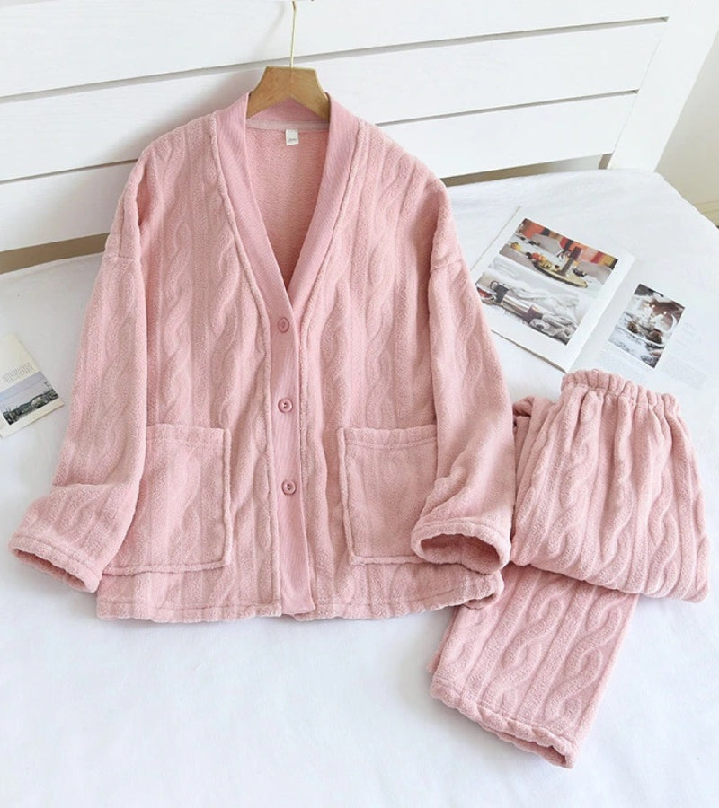 Pyjama velours femme