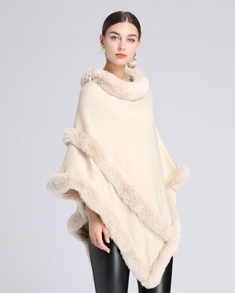 Poncho Femme Poncho Polaire Bébé Cape Polaire Femme Pilou-Pilou