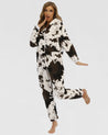 pyjama combinaison vache femme