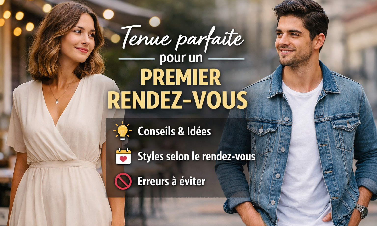 Tenue parfaite pour un premier rendez-vous : conseils, idées et erreurs à éviter
