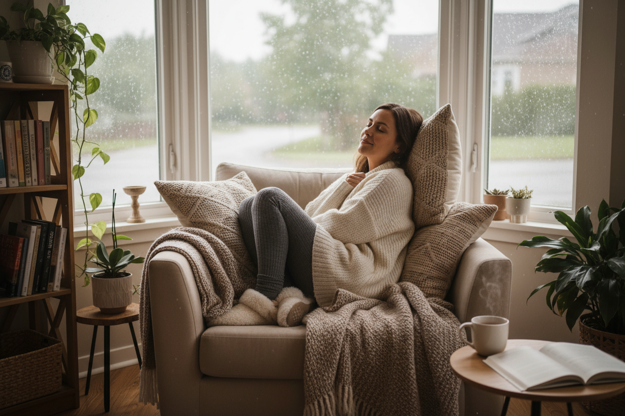 Tenues cocooning : les vêtements doux et confortables à avoir chez soi