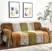 Plaid Cocooning Patchwork Bohème