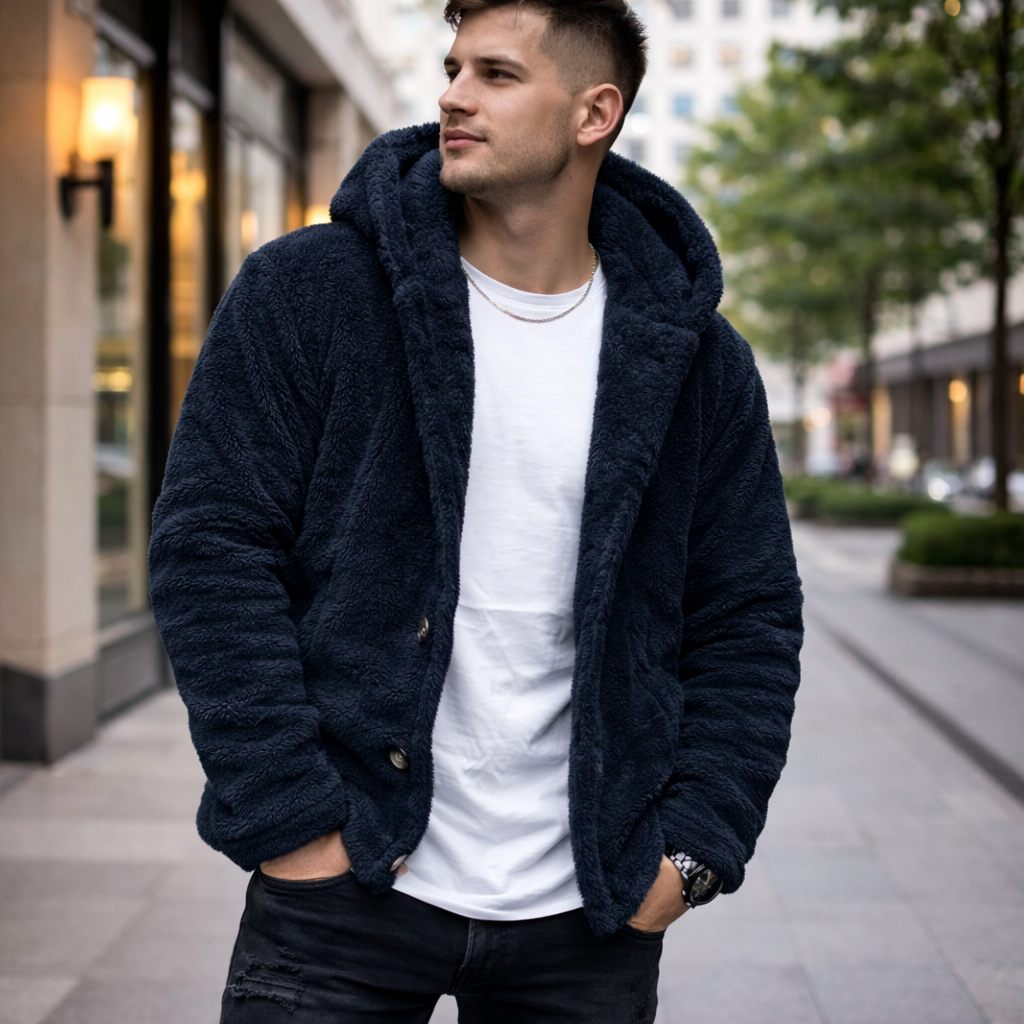 Veste pilou pilou homme à capuche