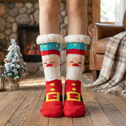 Chaussettes Pilou Pilou Noël rouges