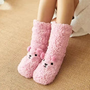 Chaussettes Pilou Pilou Petit Ours roses