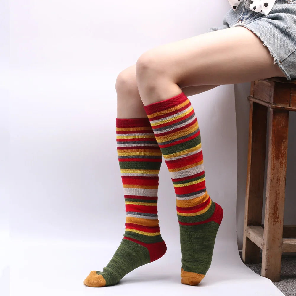 Chaussettes cocooning multicolores pour femme