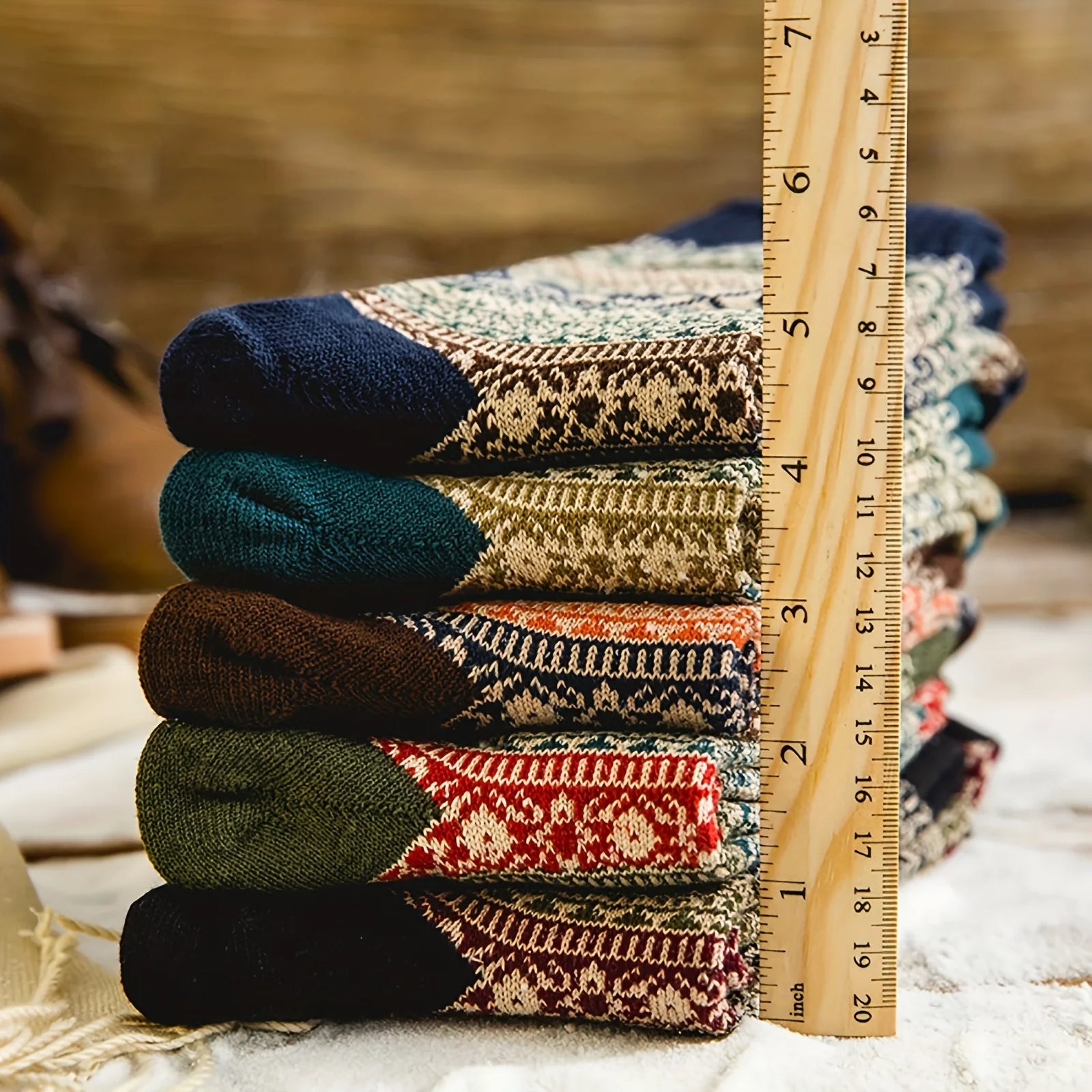 Chaussettes en laine douces et respirantes pour l’hiver cocooning