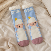 Chaussettes hautes femme originales motif mouton Pilou Pilou