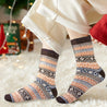 Chaussettes moelleuses femme cocooning en laine naturelle