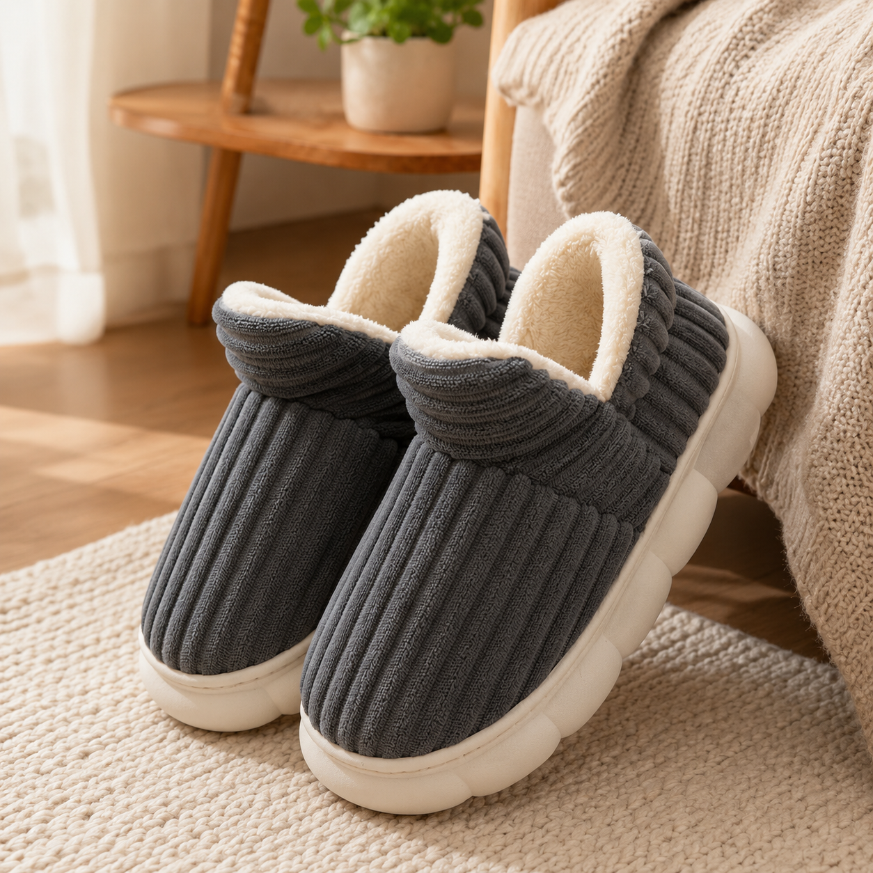 Chausson chaud pilou pilou montant homme