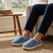 Chausson chic et relax bleu homme Pilou Pilou