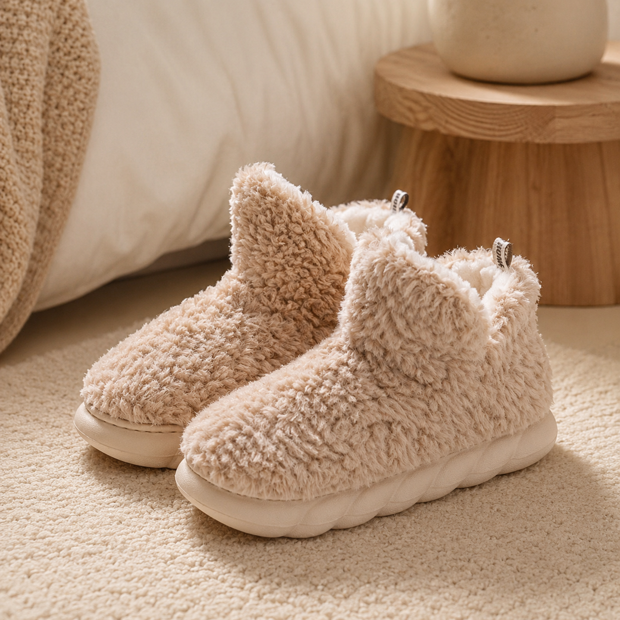 Chausson cocooning femme