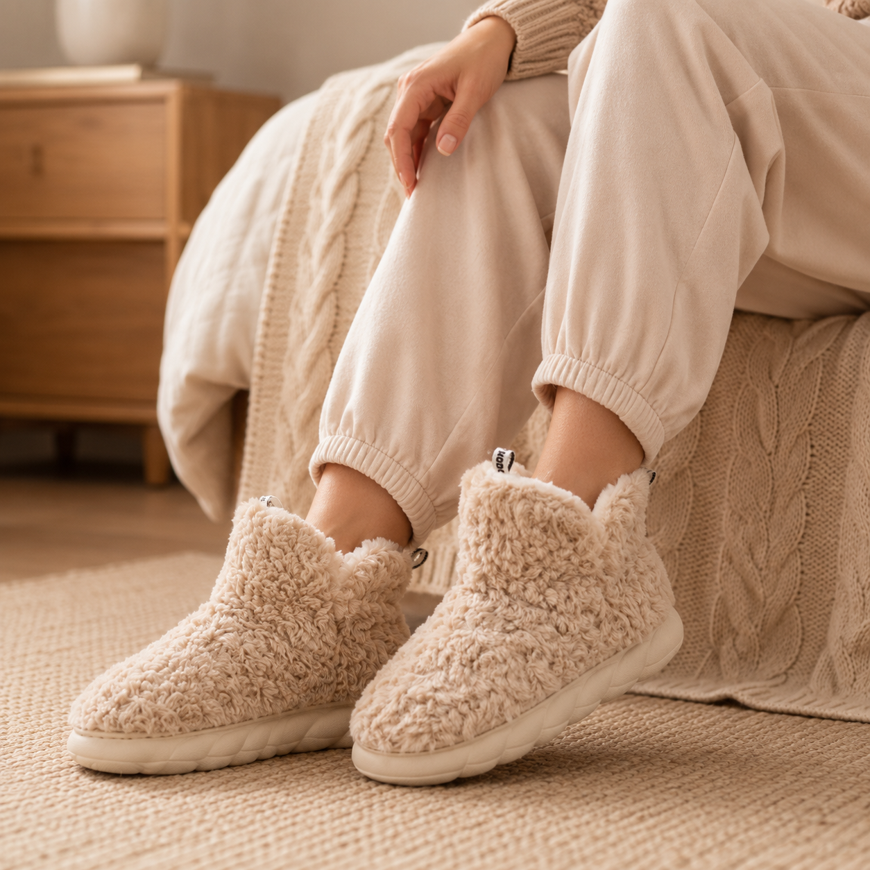 Chausson cocooning femme pilou pilou