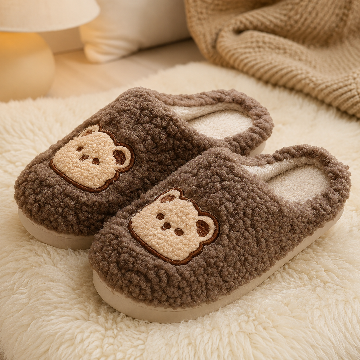 Chausson doux pilou