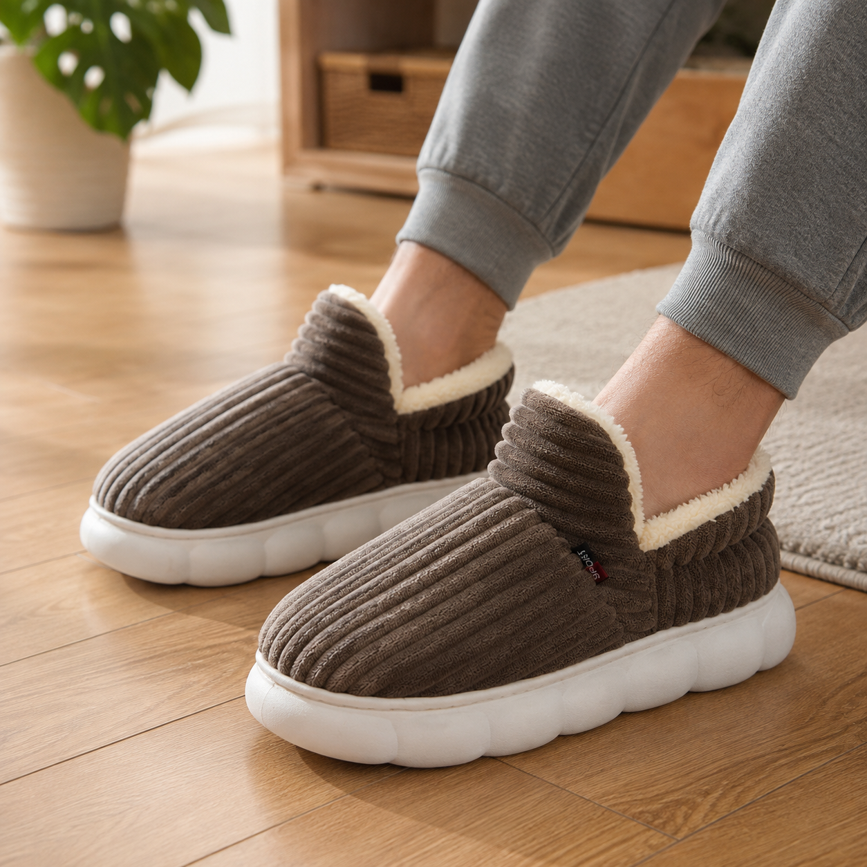 Chausson pilou pilou homme hiver