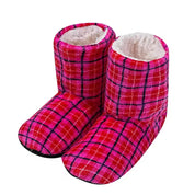 Chaussons Pilou Pilou Bottines Carreaux rose