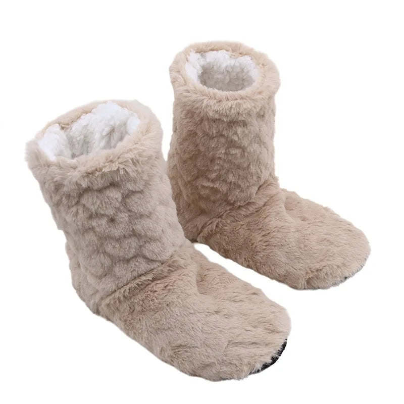 Chaussons Pilou Pilou Bottines Douillettes beige