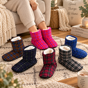 Chaussons Pilou Pilou Bottines à Carreaux