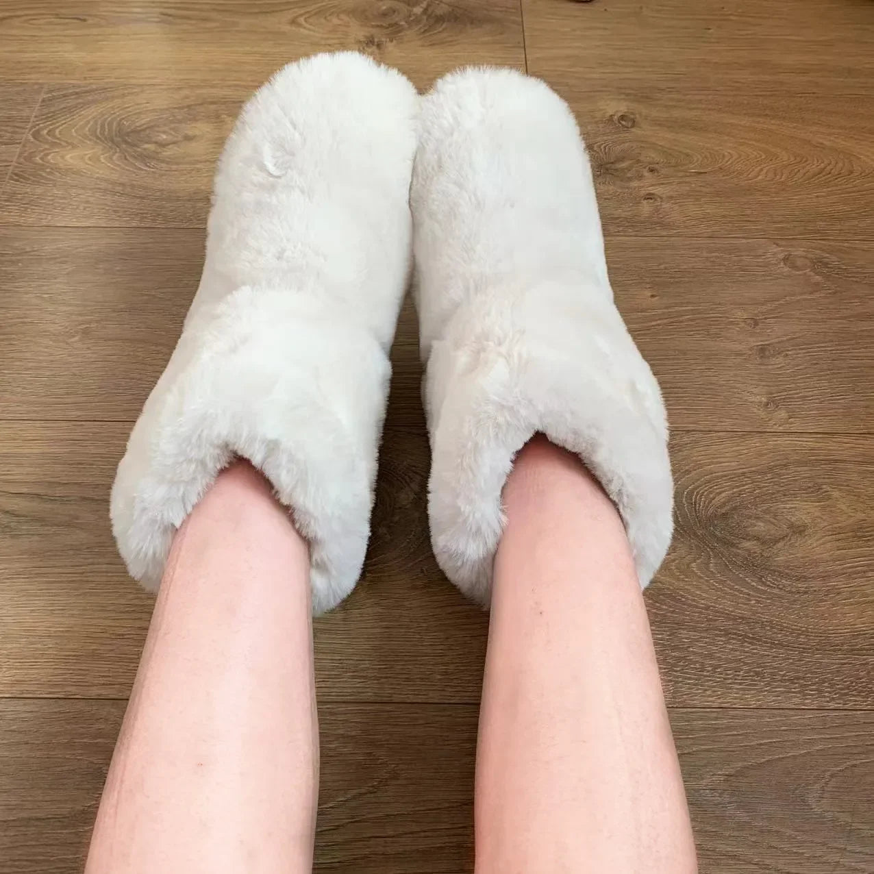 Chaussons Pilou Pilou Cocon Polaire blancs ultra doux