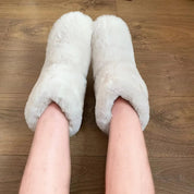 Chaussons Pilou Pilou Cocon Polaire blancs ultra doux