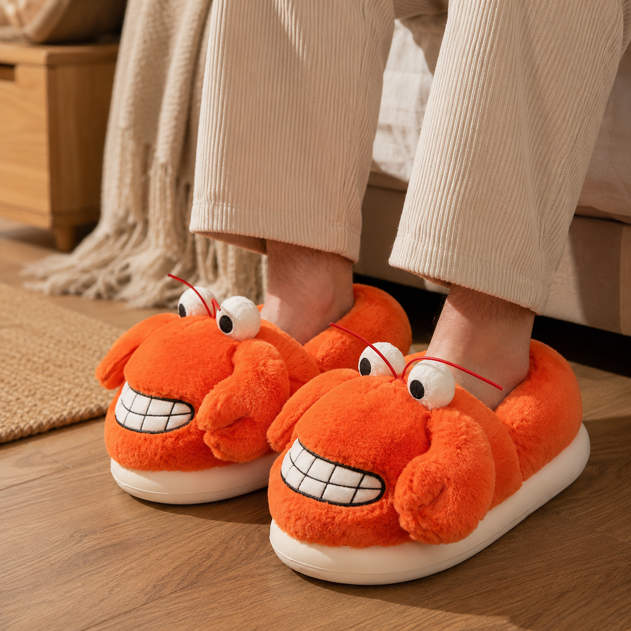 Chaussons Pilou Pilou Crabe Rigolo homme et femme