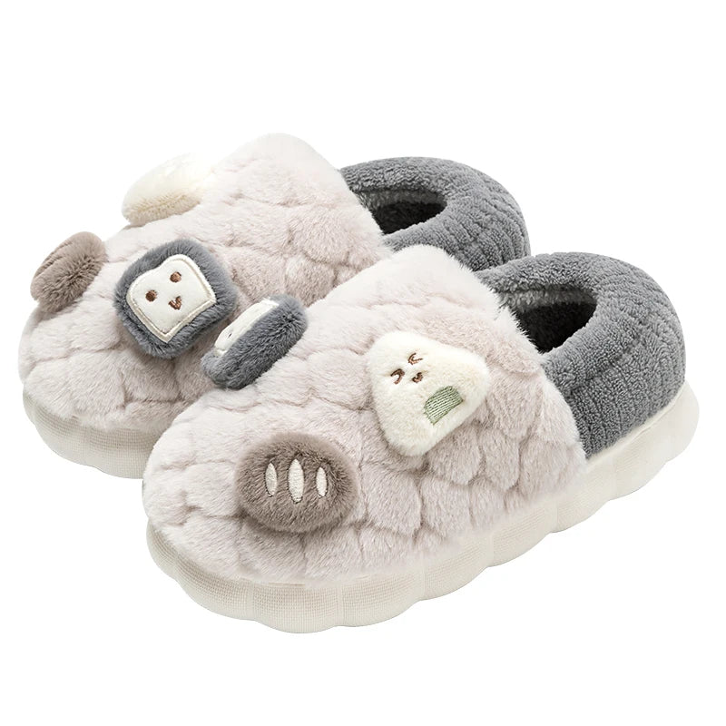 Chaussons Pilou Pilou Douceur Kawaii gris