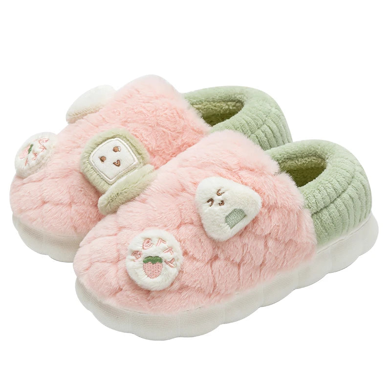Chaussons Pilou Pilou Douceur Kawaii rose
