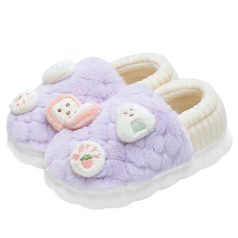 Chaussons Pilou Pilou Douceur Kawaii violet