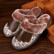 Chaussons Pilou Pilou Élégance Vintage marron