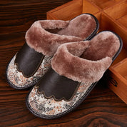 Chaussons Pilou Pilou Élégance Vintage noir