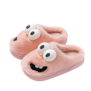 Chaussons Pilou Pilou Gros Yeux rose