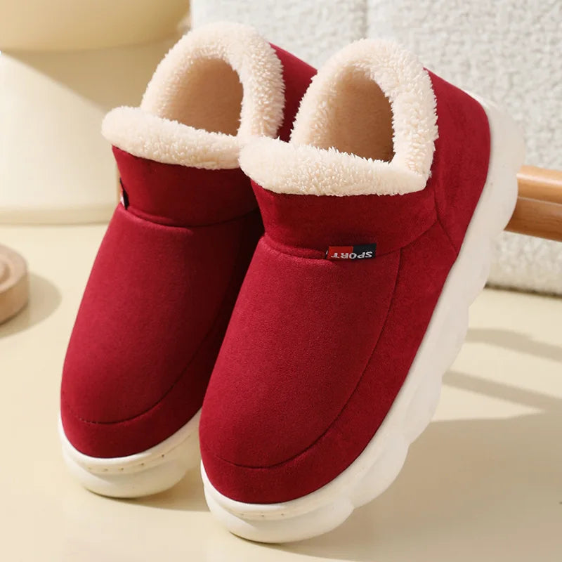 Chaussons Pilou Pilou Hiver Douillet rouge