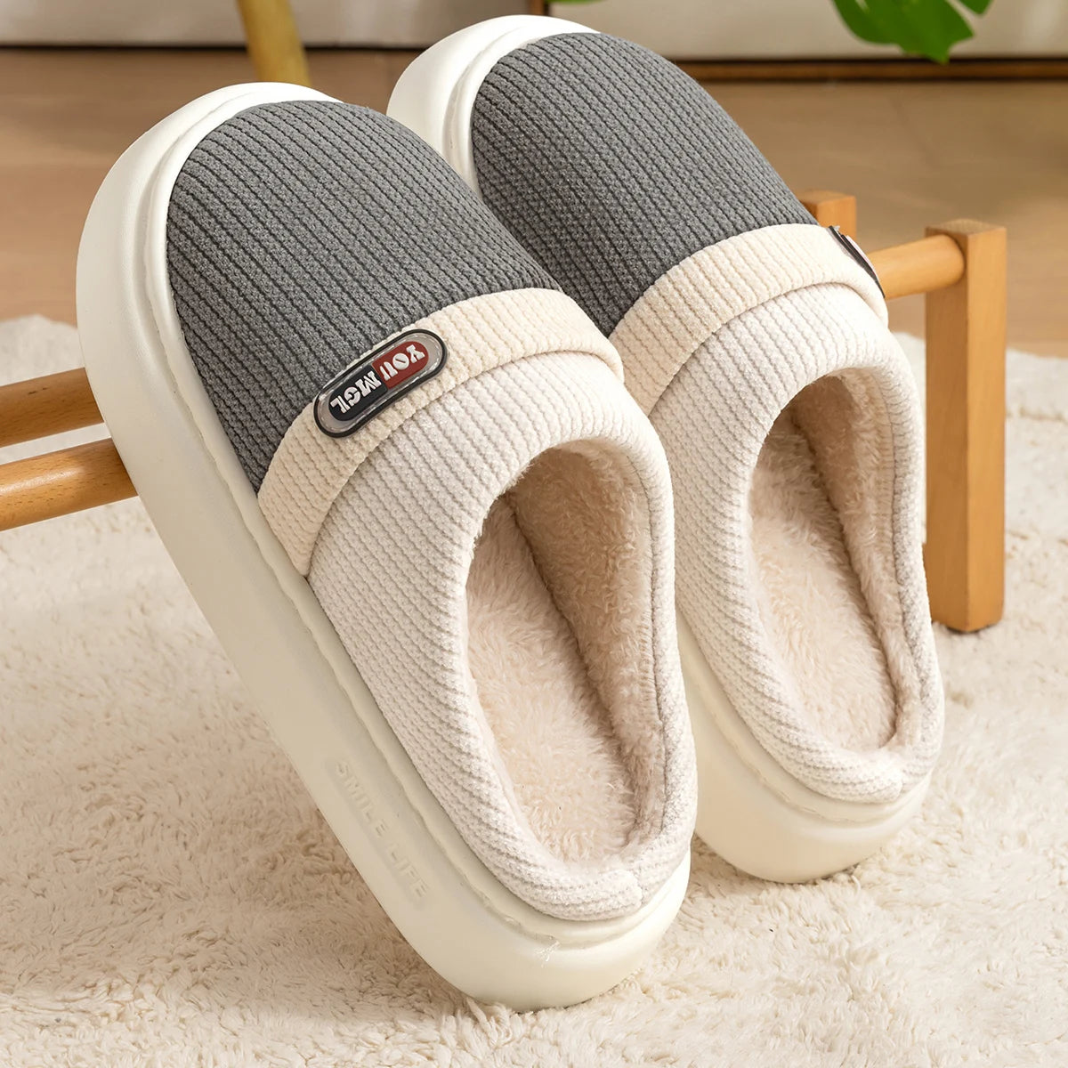 Chaussons Pilou Pilou Nuage Confort gris