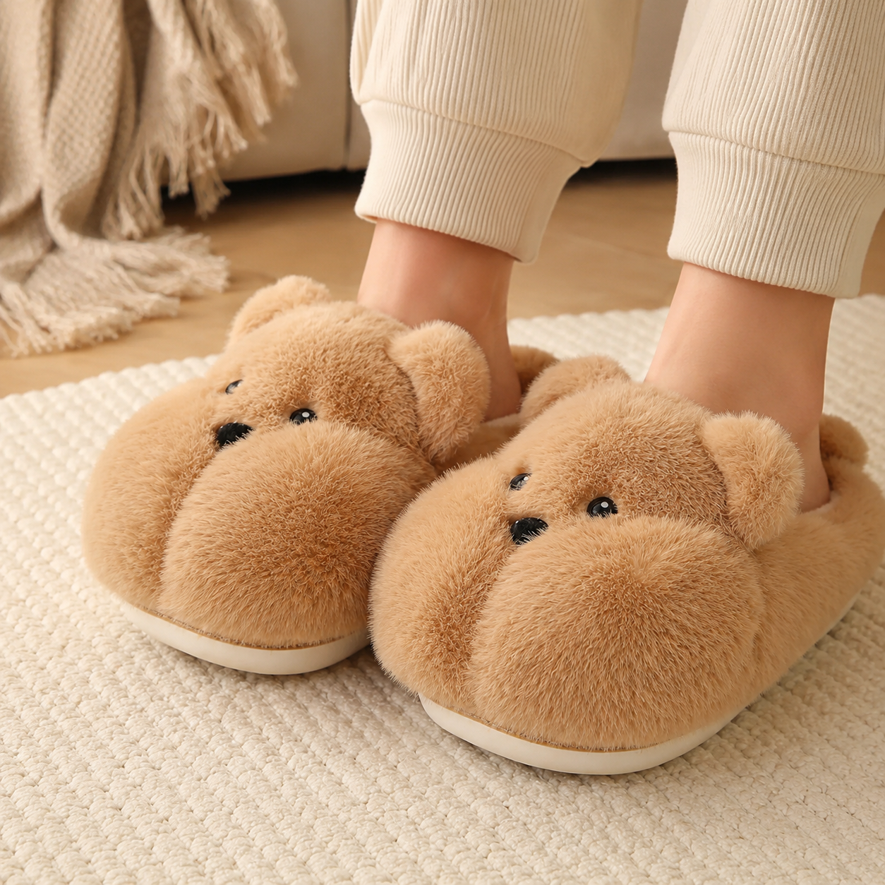 Chaussons Pilou Pilou Ours Douillet homme et femme