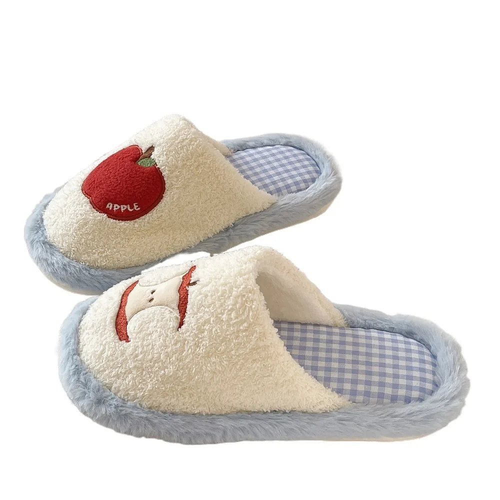 Chaussons Pilou Pilou Pomme Douillette bleu