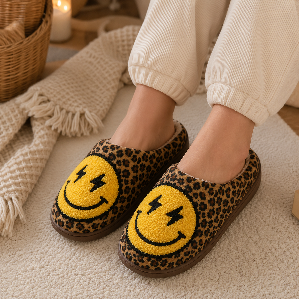 Chaussons Pilou Pilou Smile Sauvage ultra doux