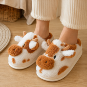 Chaussons Pilou Pilou Vache Douillette marron