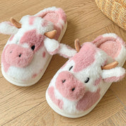 Chaussons Pilou Pilou Vache Douillette rose