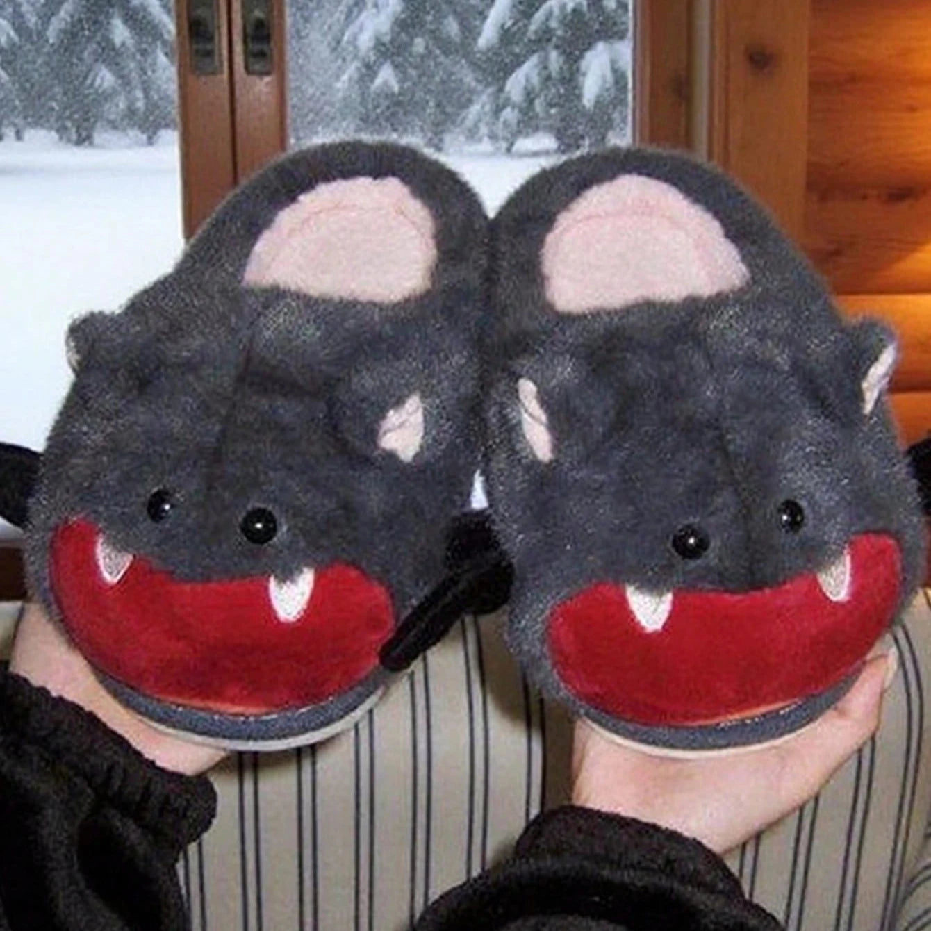 Chaussons Pilou Pilou à motif chauve-souris