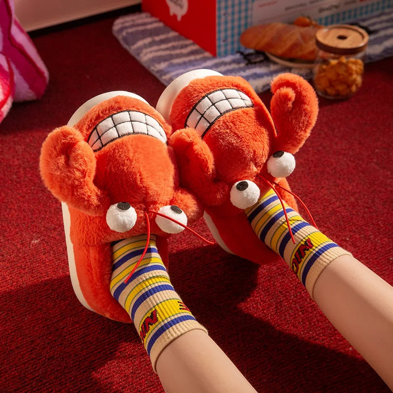 Chaussons Pilou Pilou à motif crabe
