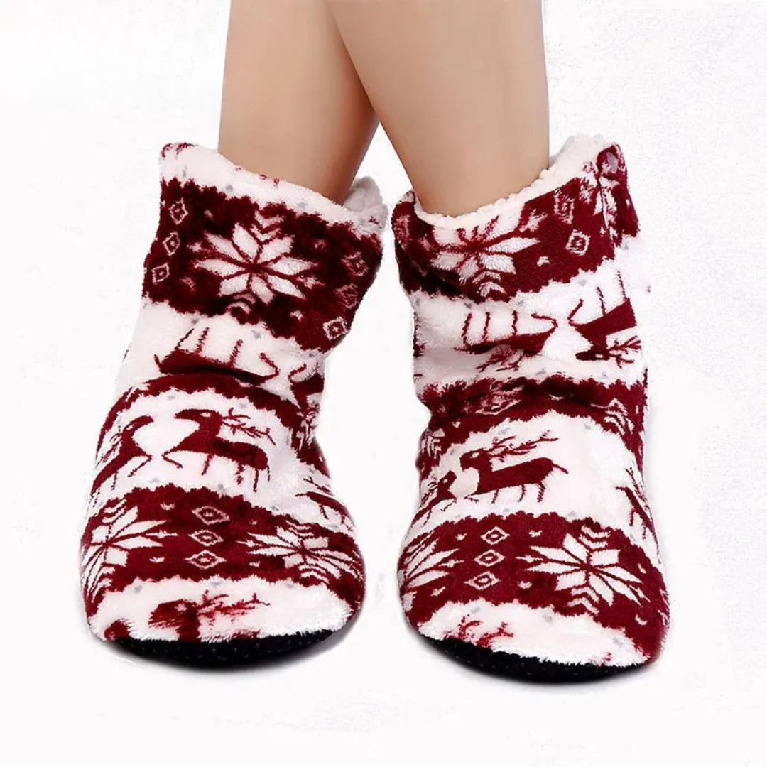 Chaussons Pilou Pilou chauds style scandinave