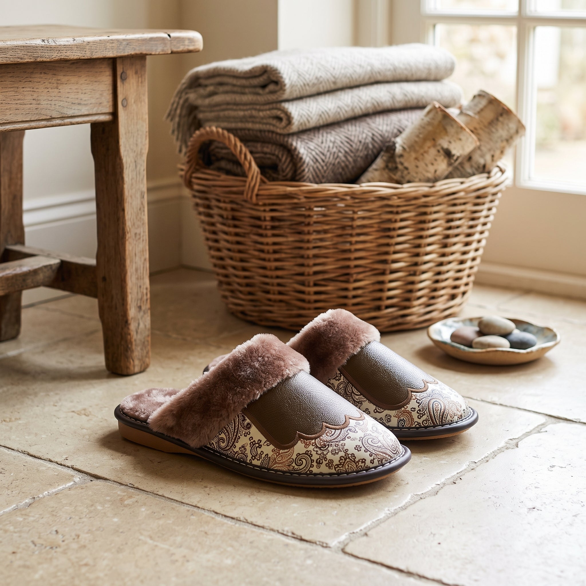 Chaussons Pilou Pilou style cottage