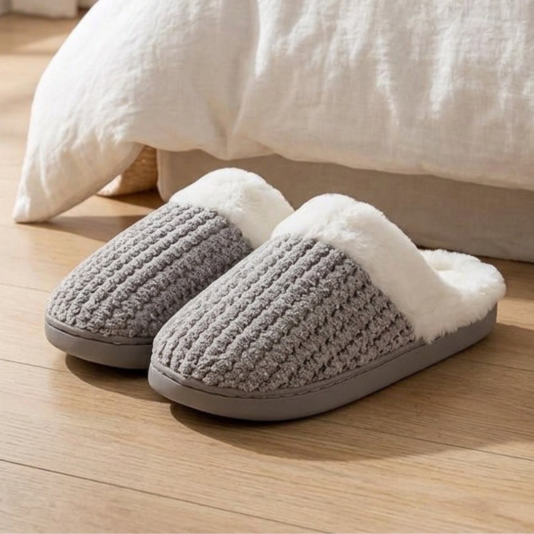 Chaussons antidérapants homme Pilou Pilou gris