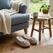 Chaussons ballerine doux et moelleux pour femme