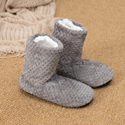 Chaussons bottines pilou pilou doux et moelleux