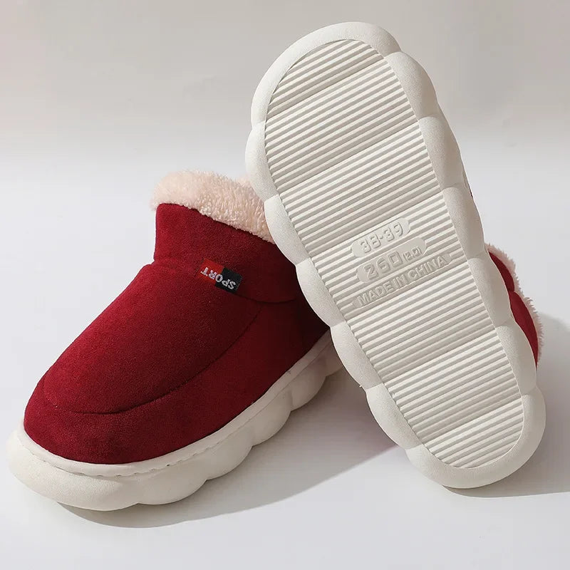 Chaussons chauds effet Pilou Pilou ultra confortables