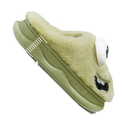 Chaussons chauds et confortables gros yeux